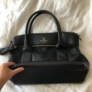 Kate Spade Leslie foldover hand bag